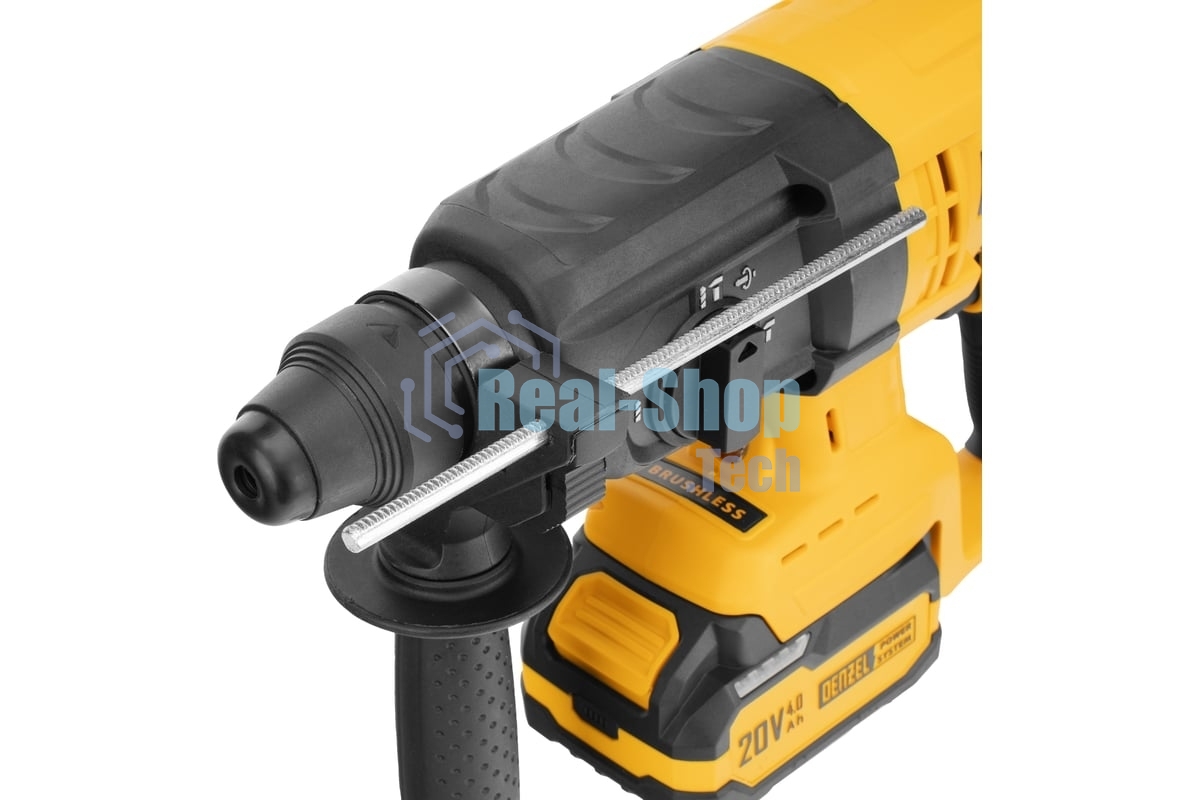 Перфоратор Denzel RHH-BL-20-28, SDS-plus, 20 В, 3 Дж, от аккумулятора