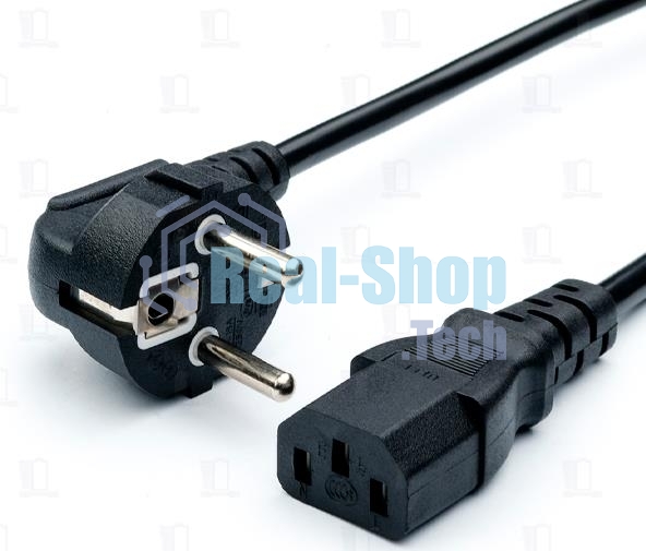 Кабель питания GoPower CEE 7/7-C13 3.0M 00-00027328 черный