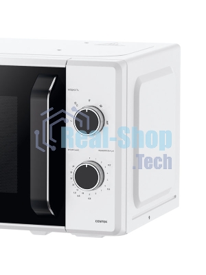 Микроволновая печь Centek CT-1550 белый, 20 л, 700 Вт, переключатели - поворотный механизм