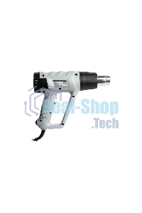 Фен технический ИНТЕРСКОЛ ФЭ-2000ЭМ, 2000Вт,50-600°С,поток 300-500л/мин,дисплей,0.77кг 385.0.1.00