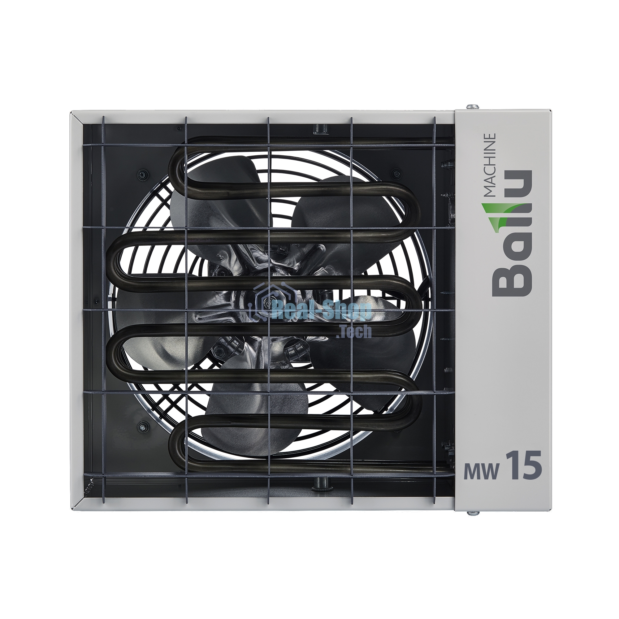 Тепловентилятор Ballu BHP-MW-15 светло-серый, 15000 Вт, 150 м2, термостат