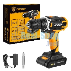 Дрель-шуруповерт аккумуляторная Deko Banger 20V ONE+, 20В, 1 АКБ