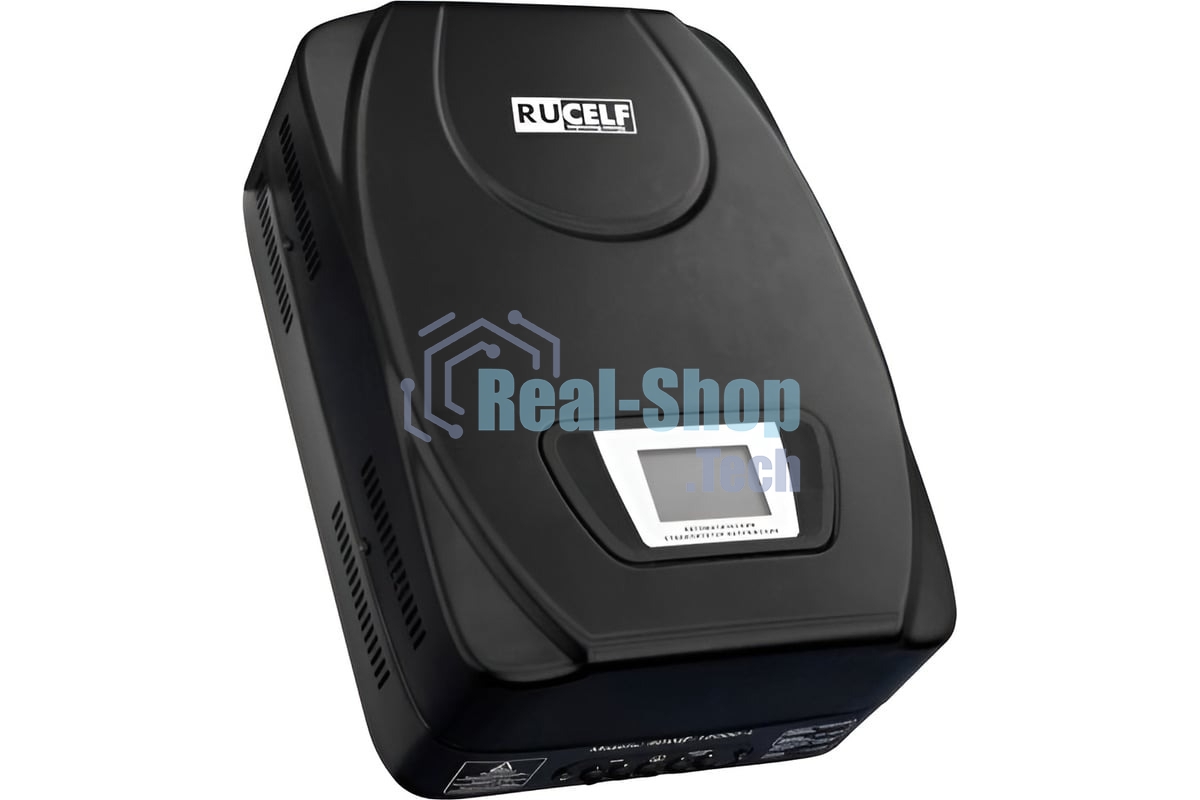 Стабилизатор RUCELF SDW.II-12000-L рабочий диапазон: 110-275В 10000Вт 217-223В