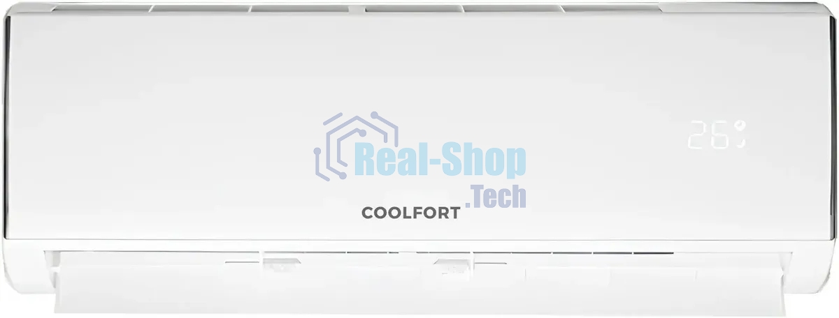 Кондиционер сплит-система Coolfort CF-4101 9000 BTU, 15 м², 37 дБ, охлаждение, обогрев, белый