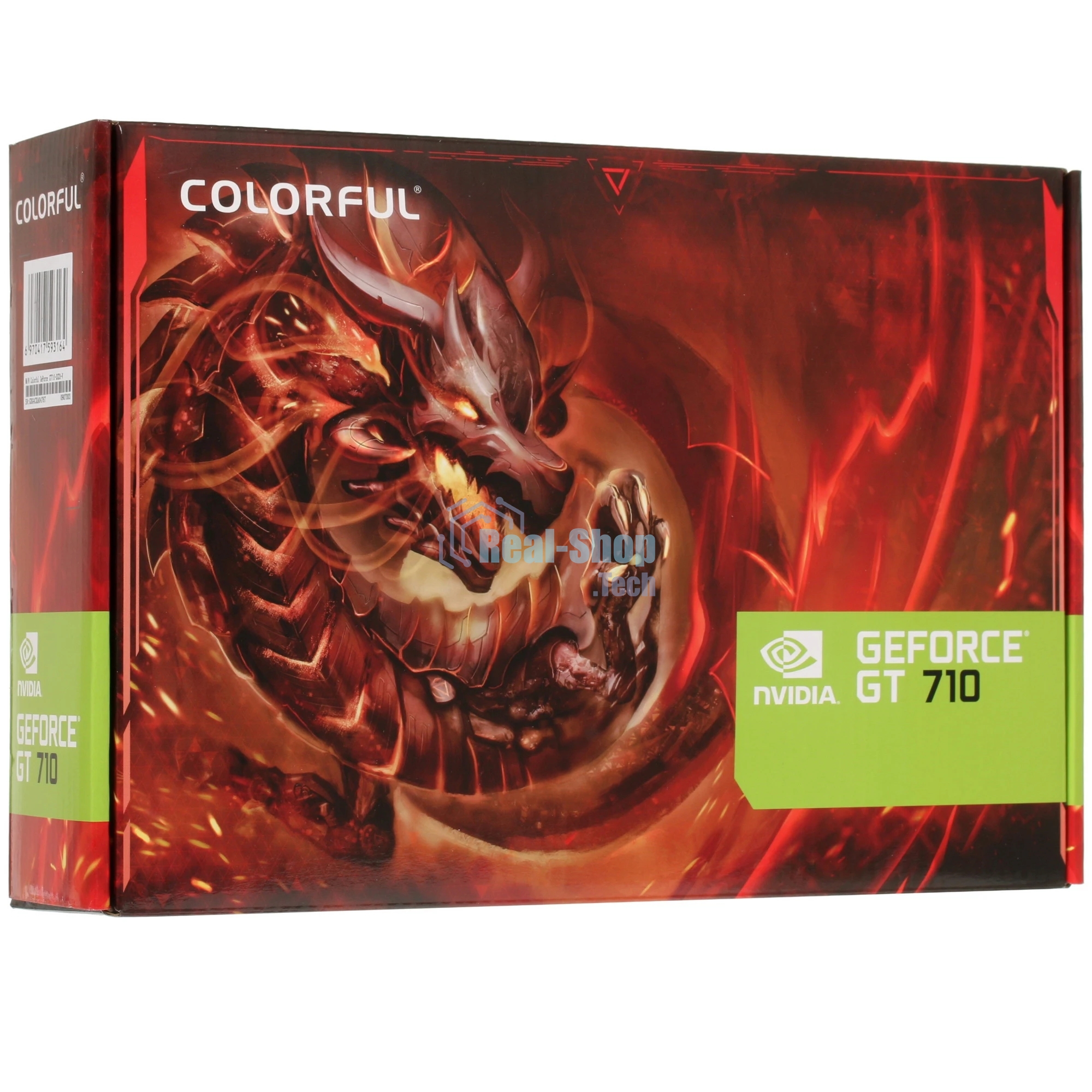 Видеокарта Colorful GT710-2GD3-V GDDR3 64bit VGA DVI HDMI 1FAN RTL