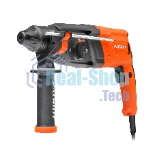 Перфоратор Patriot RH 263, SDS+, мощность 880 Вт, 2.9 Дж, 3 режима работы, макс.диаметр 26мм, глубиномер, кейс