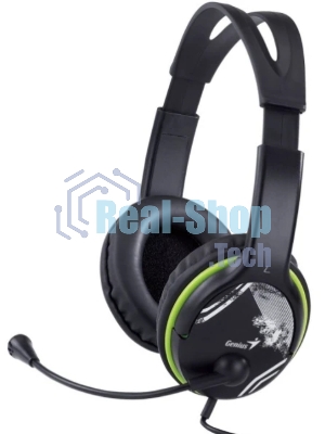 Гарнитура Genius HS-400A черный, проводная