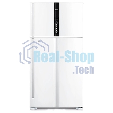 Холодильник Hitachi R-V720PUC1 TWH белый текстур. двухкамерный инвертер 444/156л морозилка сверху, No Frost