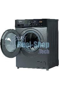 Стирально-сушильная машина Бирюса WMD-SM812/03 M металлик, загрузка фронтальная 8 кг, 1200 об/мин, класс: А+++