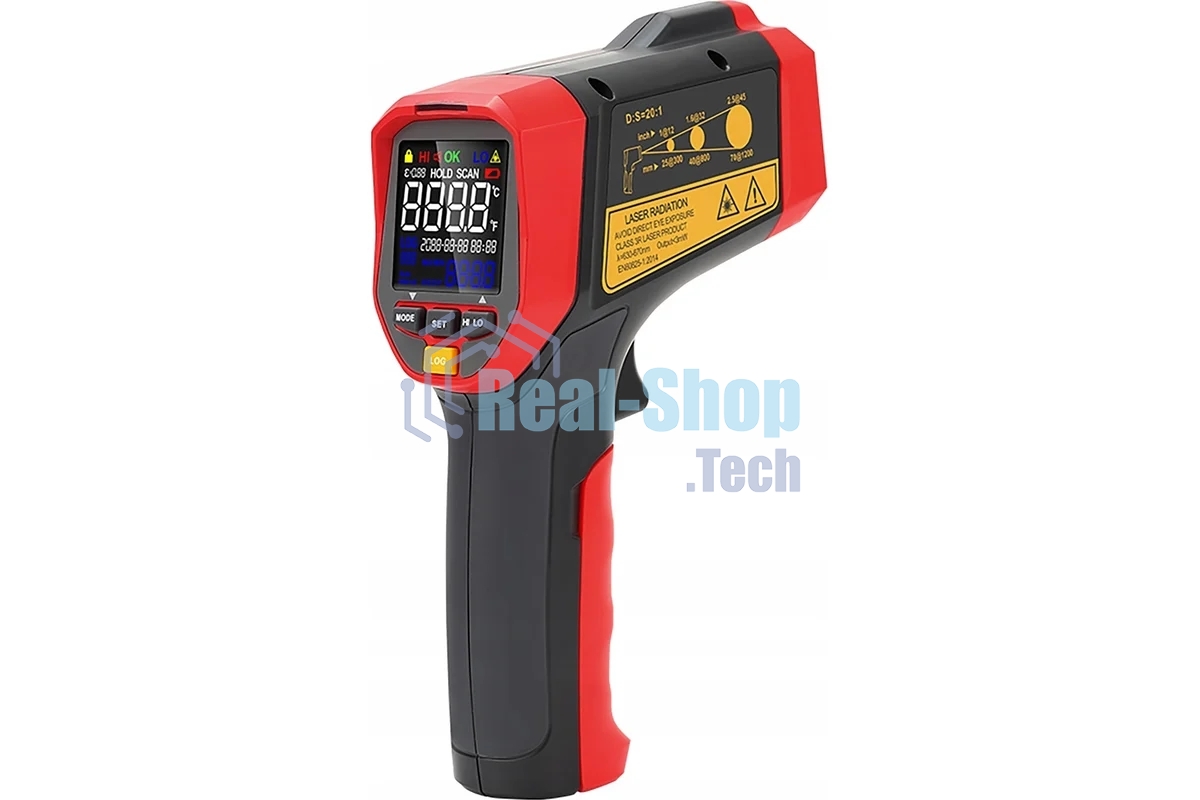 Инфракрасный термометр UT302D+, -32С~ 1100С