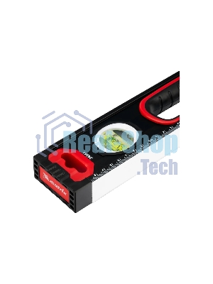 Уровень алюминиевый Matrix, усиленный, фрезерованный, 3 глазка, 2 комп. рукоятки, 600 мм