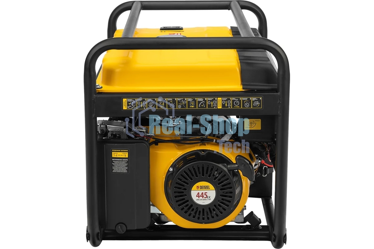 Электрогенератор бензиновый Denzel PS 80 EA, 8 кВт, 85 дБ, 90 кг