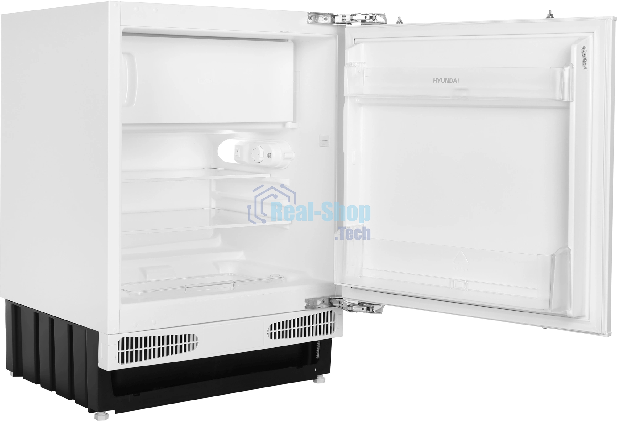 Холодильник Hyundai HBR 0812 белый однокамерный 98/17л морозилка сверху, ручное