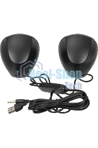 Акустическая система Sven 150 2.0 черный/синий 5Вт