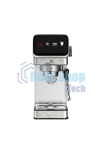 Кофеварка рожковая BQ CM7003 серебристый, исп. кофе - молотый, 1,2 л, 1350 Вт, 20 бар