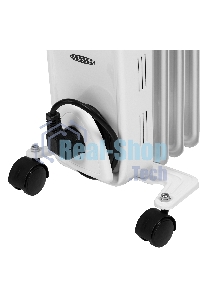 Обогреватель масляный AC ELECTRIC AOH/BM-09BW 2000 (9 секций) белый, 2000 Вт, 20 м2, термостат