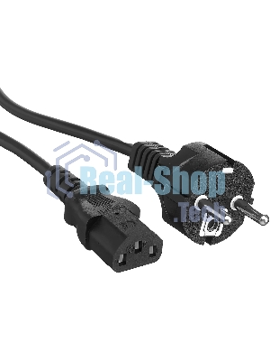 Шнур сетевой Rexant СЕЕ 7/7 (Schuko) – IEC 320 C13 3x1,0мм², длина 3м