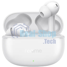 Наушники TWS Realme Buds T200x белый, внутриканальные, Bluetooth, до 30 ч