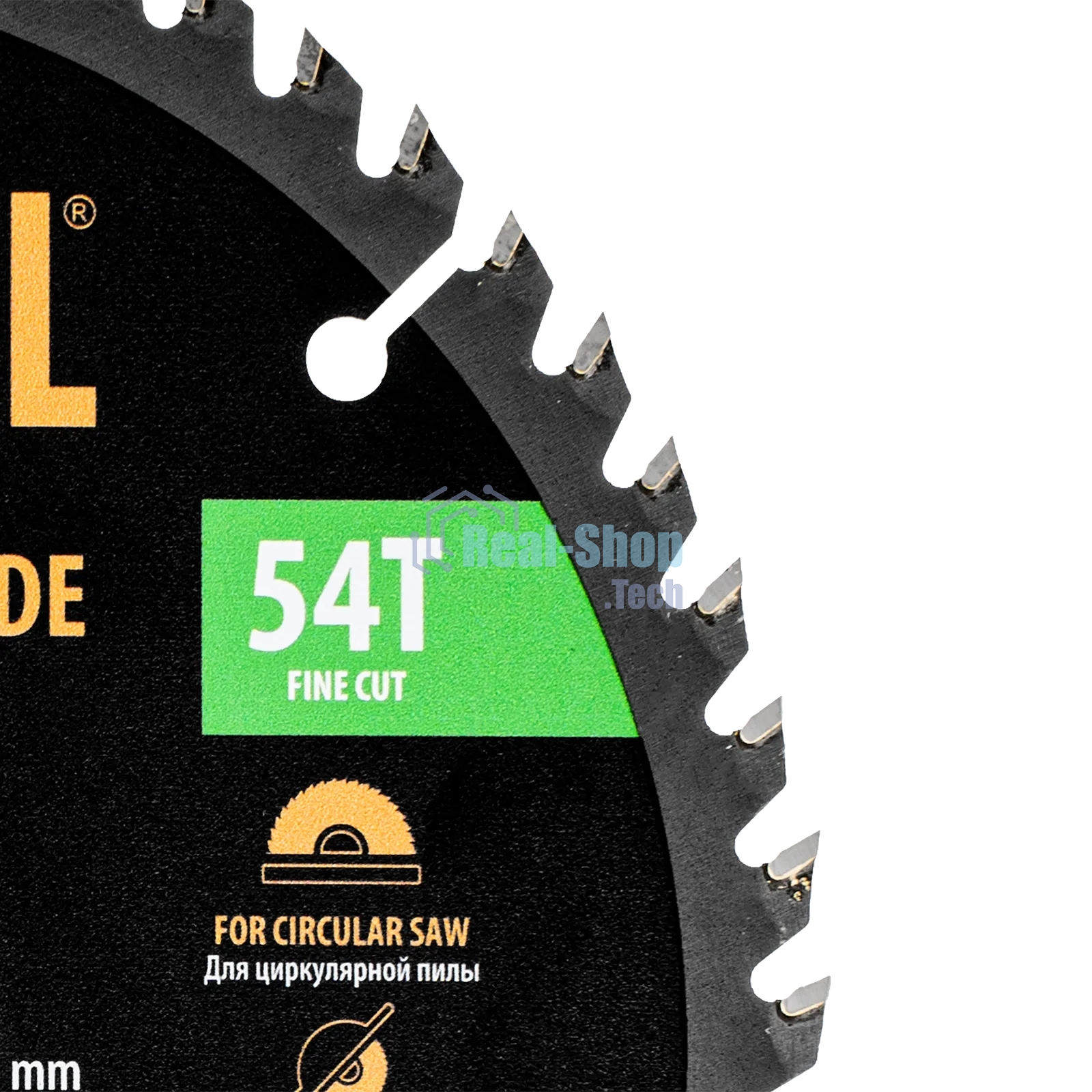 Пильный диск по дереву Denzel ф180 х 20 мм, 54зубьев 733297