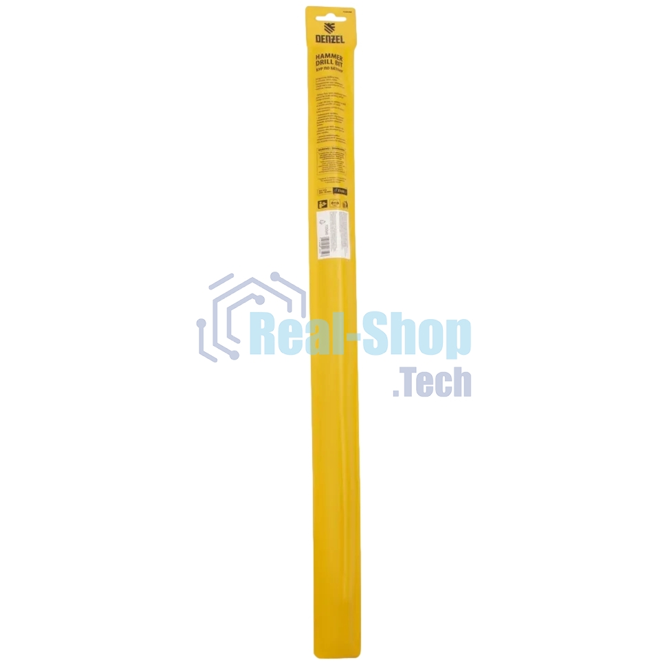 Бур по бетону Denzel двойная спираль, Cobalt W-tip, 18x600 мм, SDS PLUS