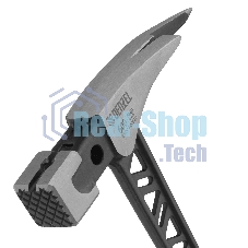 Молоток кровельщика Denzel 600 г, цельнокованый, боек с магнитом, двухкомп. обрезин. рук-ка