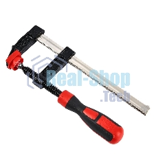 Струбцина F-образная усиленная Deli DL110515Z 150x50 мм, макс. усилие зажима 2000N, резьба 12мм