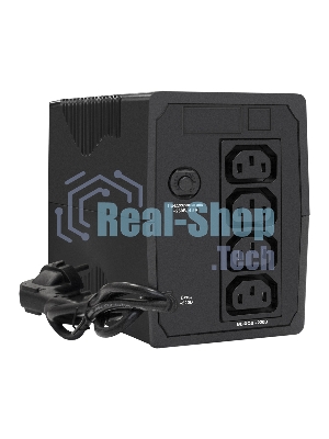 Источник бесперебойного питания ExeGate Power Back BNB-650.LED.AVR.4C13 / 650 ВА / 360 Вт / 4 x IEC 320 C13