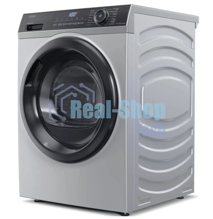Сушильная машина Haier HD90-A2929AS серебристый, 9 кг, сушка - конденсационная, программ - 15, 59.5 x 84.5 x 60 см