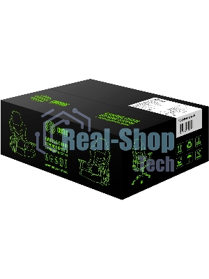 Кресло Cactus CS-CHR-0112BL-M черный, экокожа, 120 кг, подголовник, регулируемые подлокотники, механизм качания