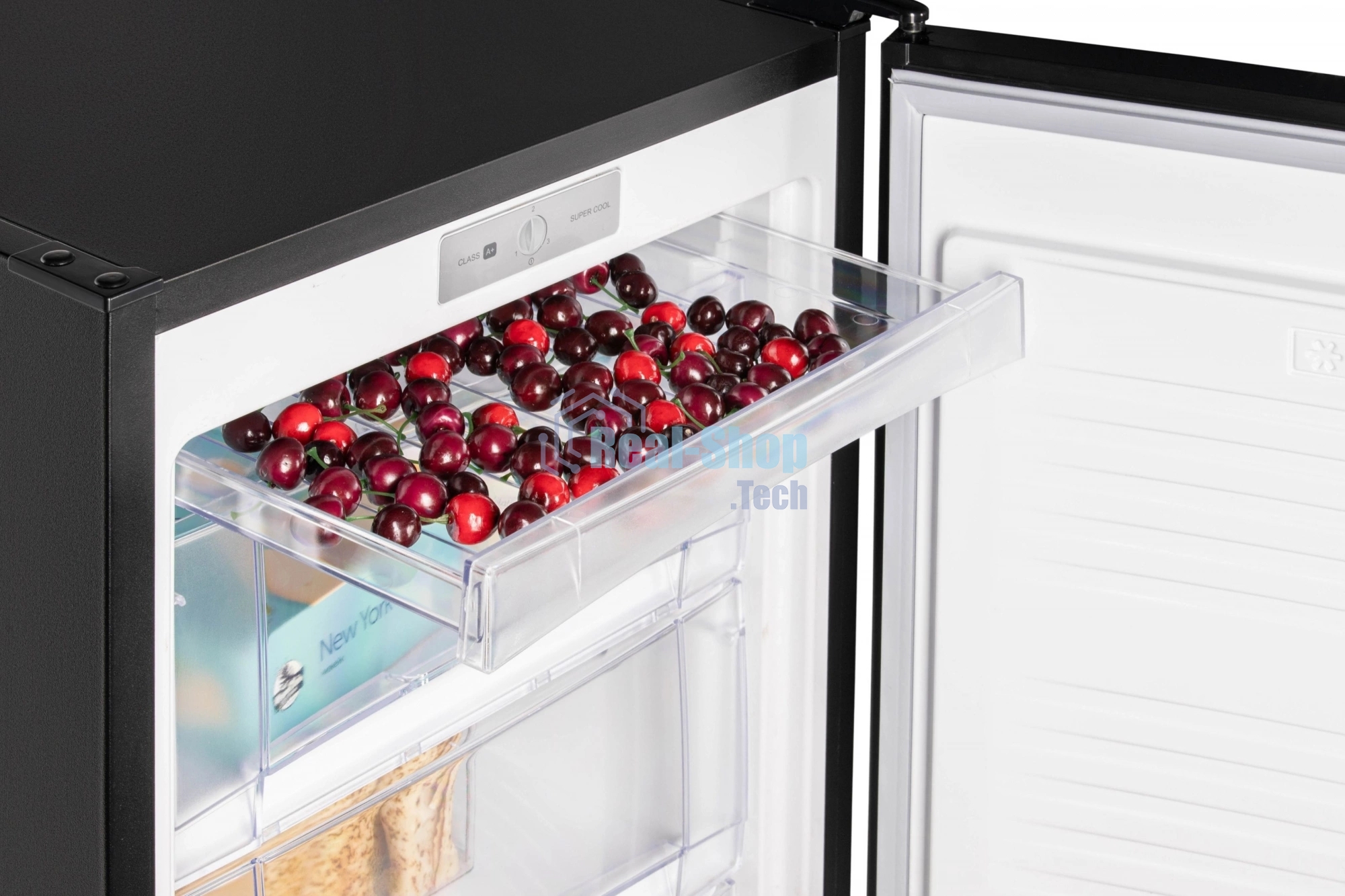 Морозильная камера Nordfrost DF 260NF BAP черный, 256л, 3 ящика