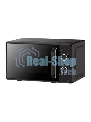 Микроволновая печь Centek CT-1550 черный, 20 л, 700 Вт, переключатели - поворотный механизм