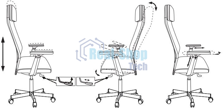 Кресло руководителя Бюрократ T-995 черный TW-01, сетка/ткань, крестов. металл черный