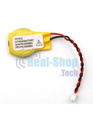 Батарейка CMOS CR1632 с коннектором 10 шт