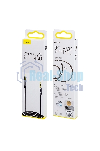 Кабель Baseus CAM30-CS1 Yiven Audio Cable M30 AUX 3.5мм (M) to AUX 3.5мм (M) 1.5m Silver+Black