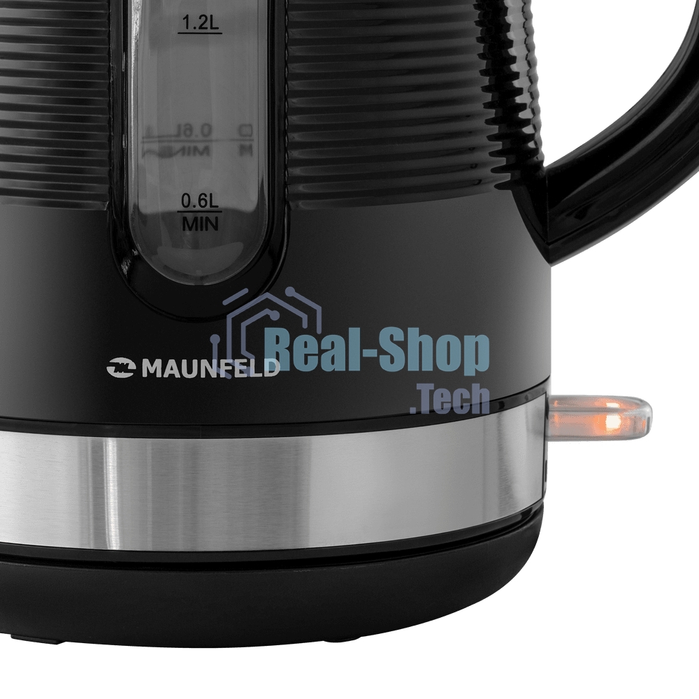 Чайник электрический Maunfeld MGK-631B 2200 Вт, 1,7 л, черный
