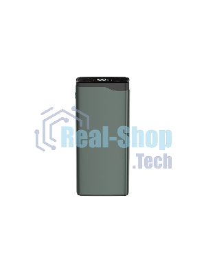 Портативный аккумулятор OLMIO QL-20, 20000mAh, 22.5W, QuickCharge3.0/PowerDelivery, LCD, серый