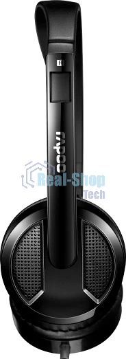 Гарнитура Rapoo H120 чёрный, проводная, USB