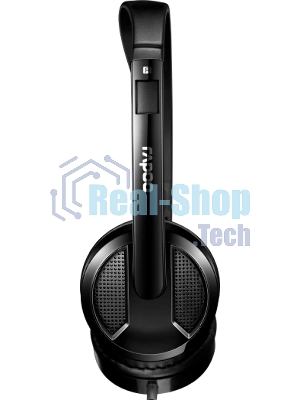 Гарнитура Rapoo H120 чёрный, проводная, USB