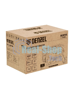 Электрогенератор бензиновый Denzel PS 80 EA, 8 кВт, 85 дБ, 90 кг