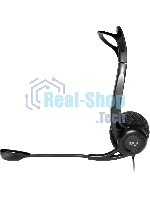Гарнитура Logitech PC Headset 960 Stereo чёрный, проводная, USB