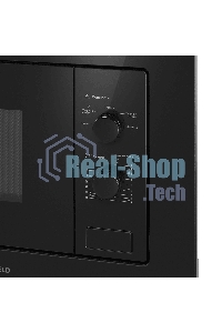Микроволновая печь встраиваемая Maunfeld MBMO.20.1PGB2 черный, 20 л, 1250 Вт, переключатели - поворотный механизм