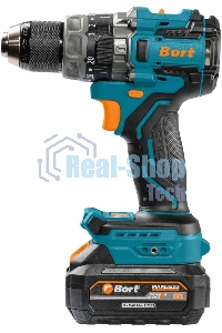 Дрель-шуруповерт Bort BAB-21Ix2Li-XDK, Аккумуляторная, 18В, 2 АКБ, Ударная