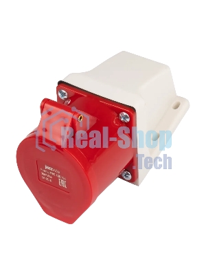 Розетка стационарная для наружной установки PPC 125 3Р+РЕ+N 32А 380В IP44 Jazzway