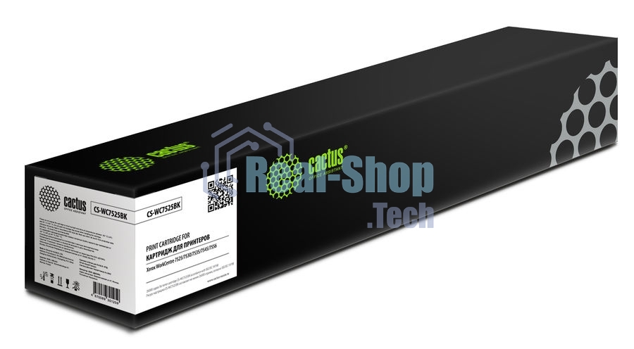 Картридж лазерный Cactus CS-WC7525BK 006R01517 черный (26000 стр.) для Xerox WorkCentre 7525/7530/7535/7545/7556