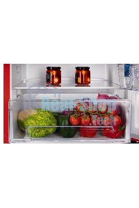 Холодильник Nordfrost NRB 164NF R красный двухкамерный 238/105 л морозилка снизу