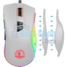 Мышь проводная Jet.A Panteon PS88 белый, 6200 dpi, USB, кнопки - 9