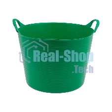 Ведро Сибртех гибкое сверхпрочное, 40 л, зеленый