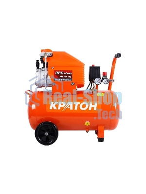 Компрессор КРАТОН AC-280-40-D Dпрямой 220В 2000Вт 280л/мин ресивер40л 32кг