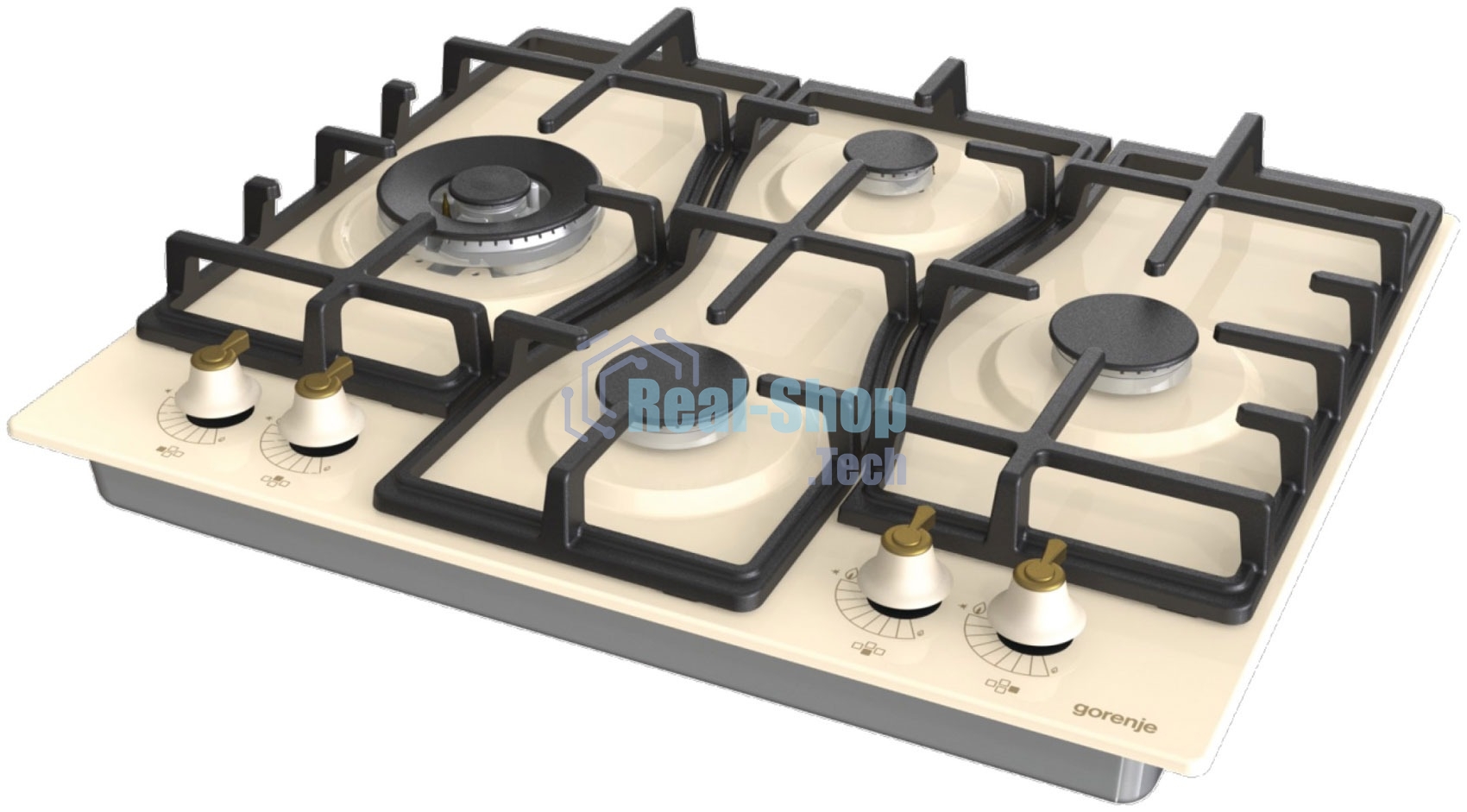 Газовая варочная панель Gorenje GW6D42CLI слоновая кость