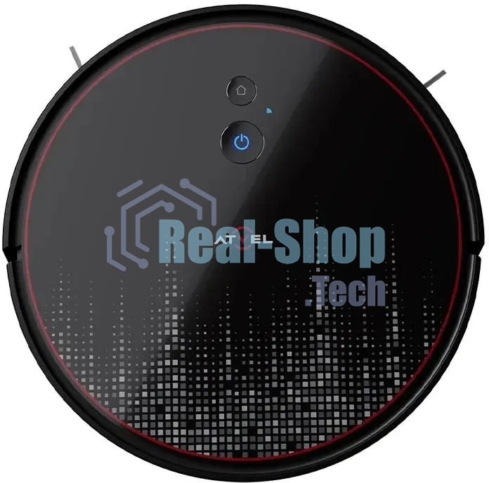 Робот-пылесос Atvel R80 Base черный, 2600 мА*ч Li-Ion, уборка влажная/сухая, пылесборник контейнер 0.34 л